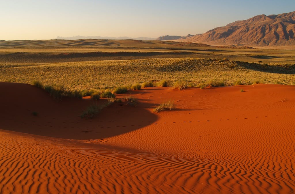 Wolwedans in the Namibrand Nature Reserve, Namibia. Author Paul Theroux had his problems in Namibia, where he says he fell victim to credit card fraud, among other indignities. 