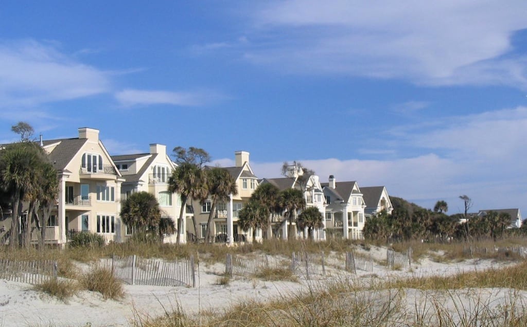 Sales of vacation homes are spiking upwards in resort towns such as Hilton Head Island, South Carolina.