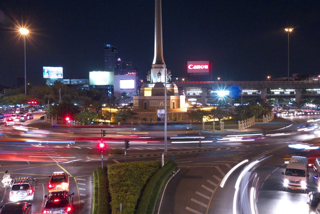 Thai officials talked about hosting the Grand Prix in the floodlit streets of Bangkok. 