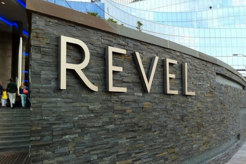The Revel Boardwalk Entrance in Atlantic City, NJ.