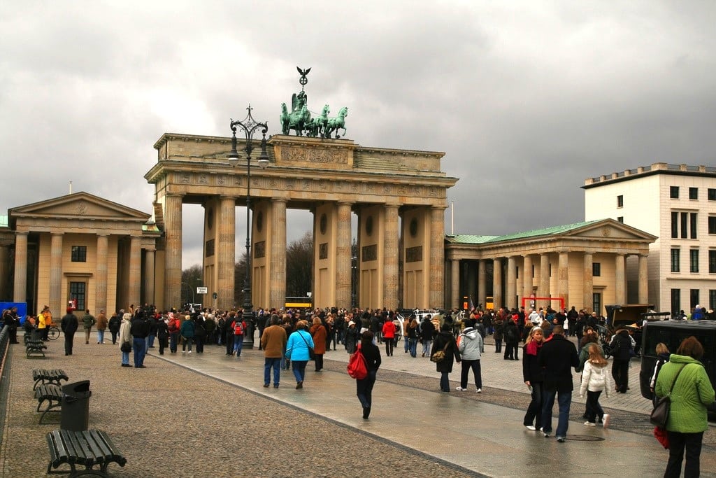 Brandenburg Gate is considered to be one of the number one tourism magnets in Berlin. 