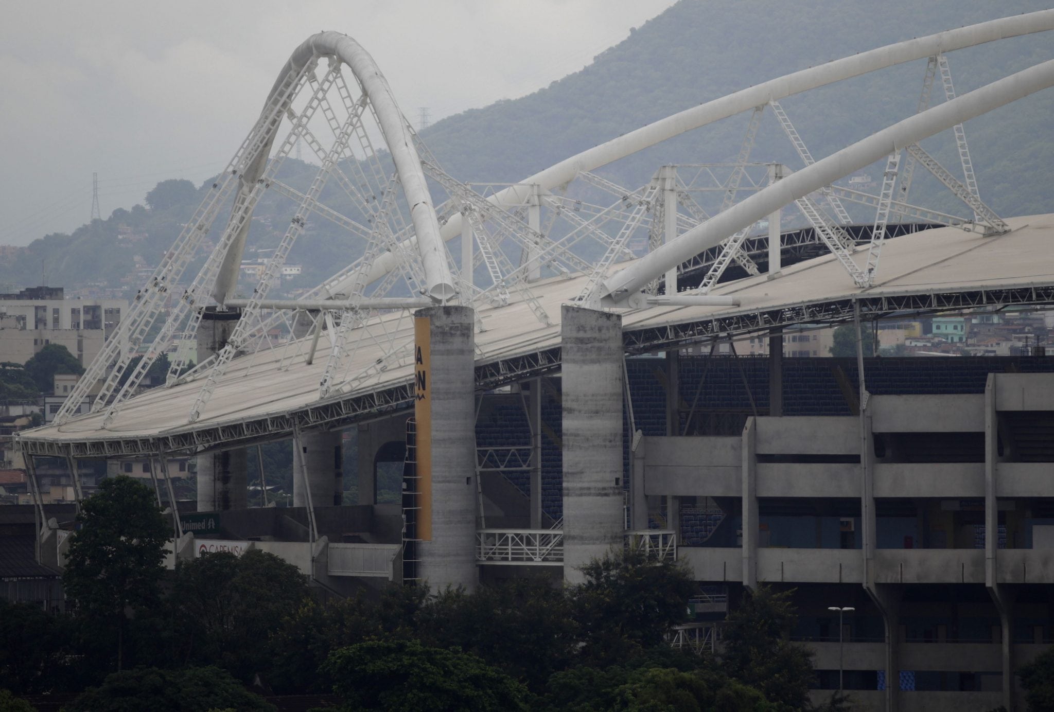 The Joao Havelange stadium is pictured in Rio de Janeiro. 
