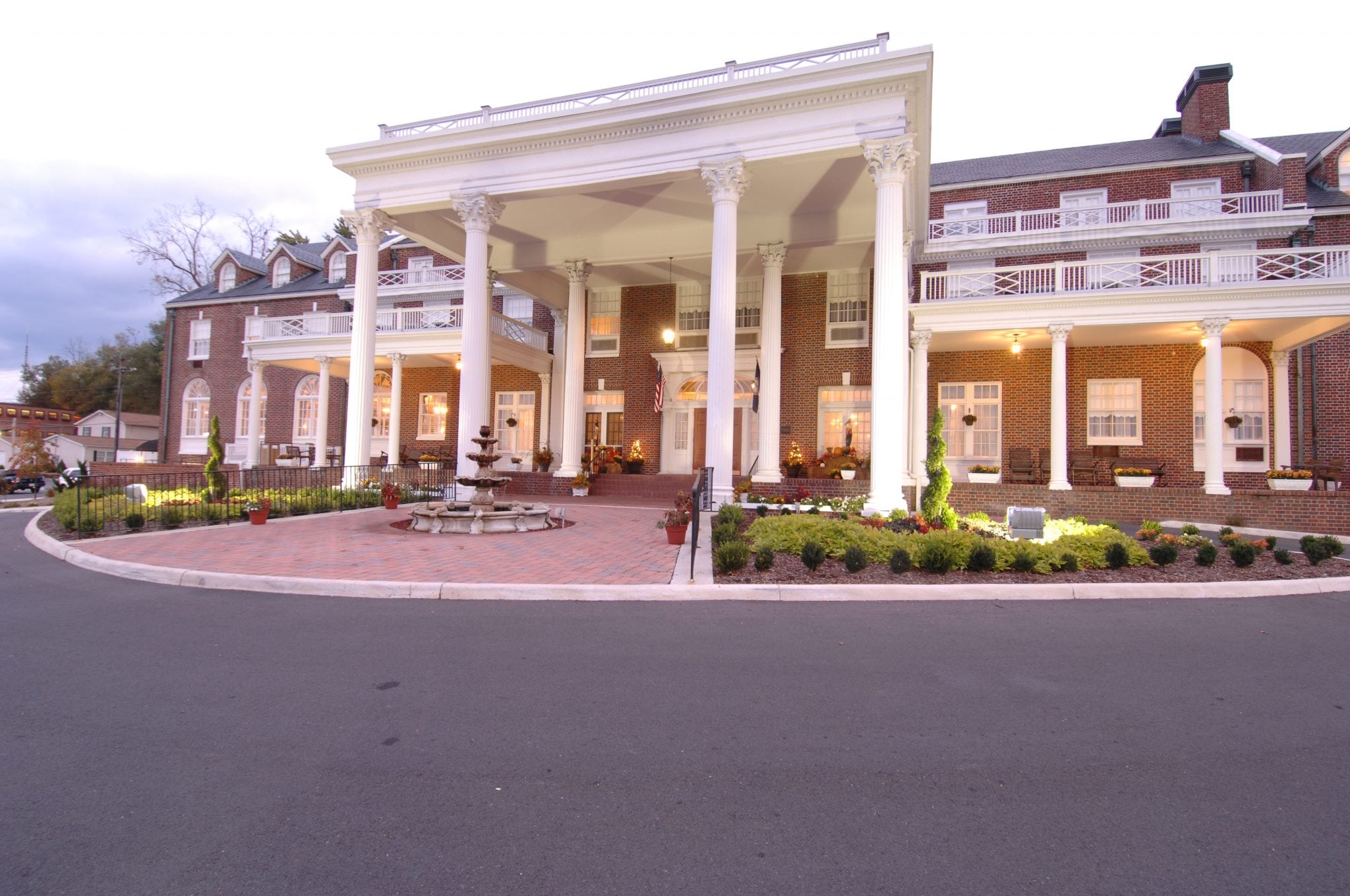 This undated photo provided by The Mimslyn Inn in Luray, Va., shows the lobby of the 82-year-old inn, which was closed for a year in 2007 while undergoing a $3.5 million renovation, including a complete mechanical and cosmetic upgrade. 