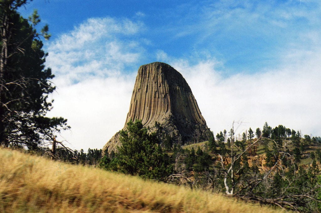 Devil's Tower National Monument in Wyoming. 