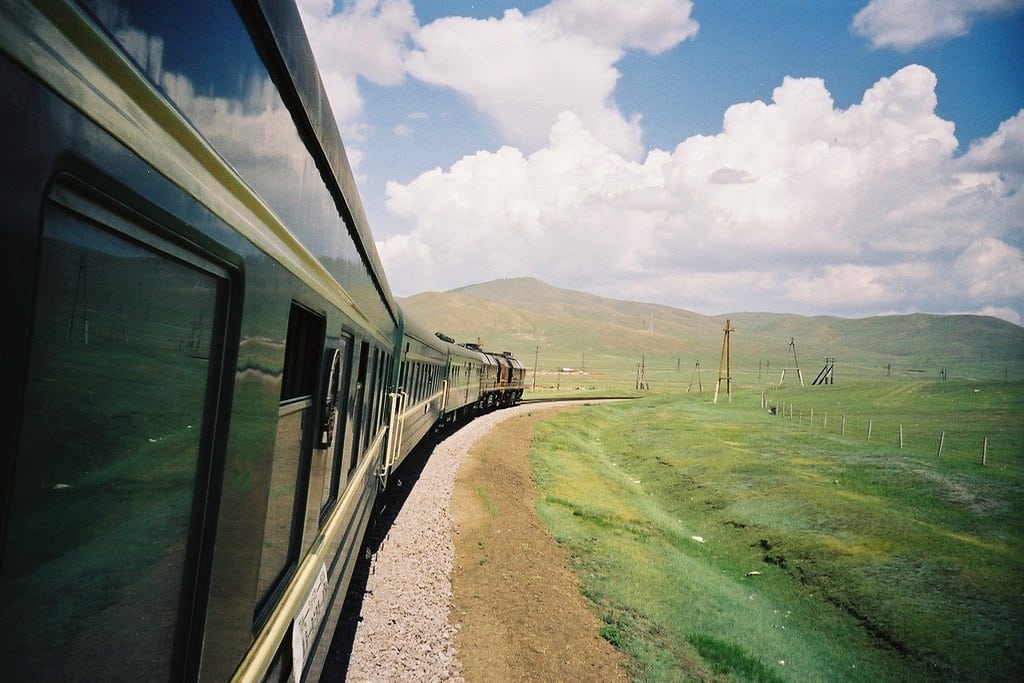 A common vista out the window of the Trans Siberian Railway. 