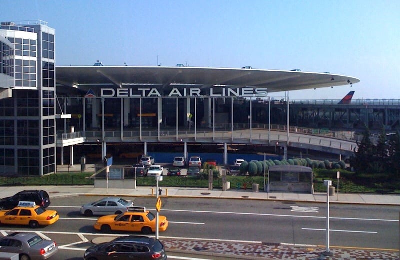 The former Pan Am Terminal at JFK, now abandoned by Delta. 