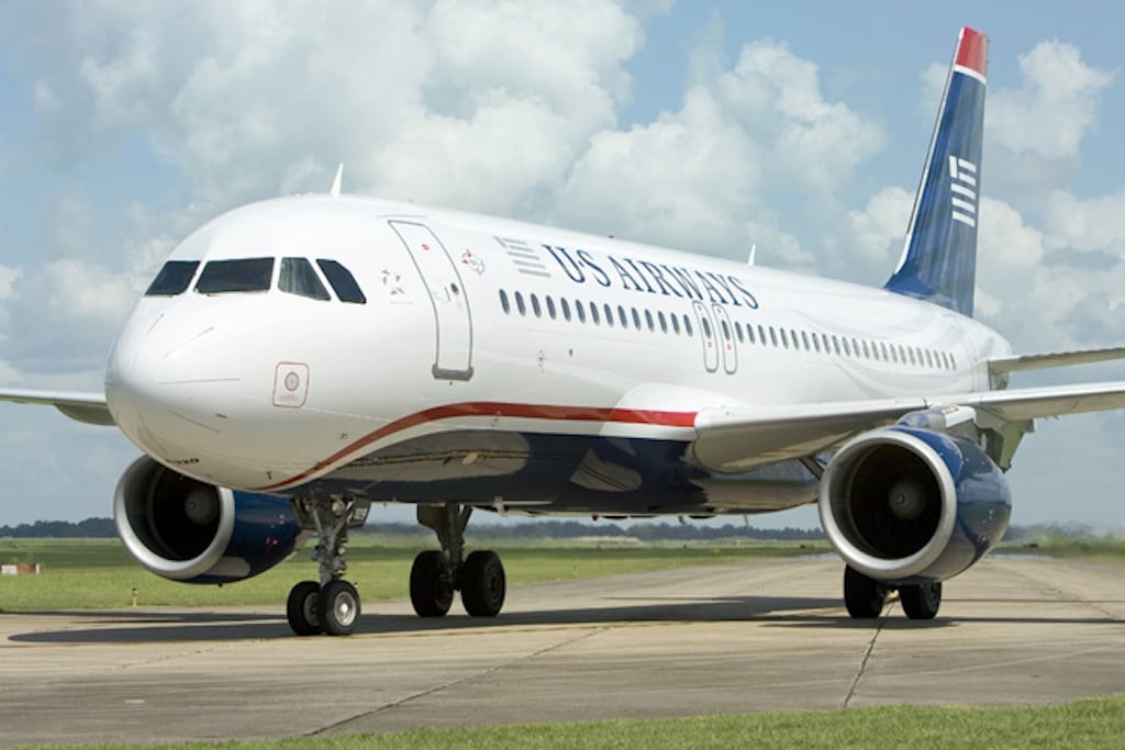 A US Airways A320 aircraft. Traffic was up substantially in June, but passenger revenue growth was tepid. 