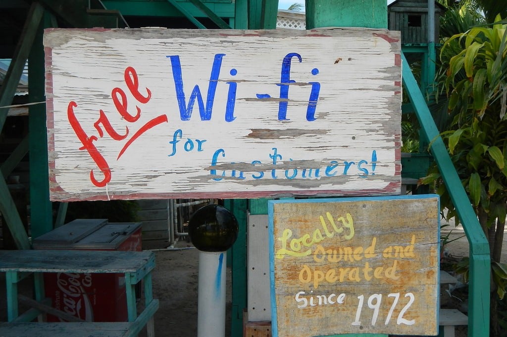 Even Marin's Guesthouse, the oldest tourist establishment on Caye Caulker, an island off of Belize, offers patrons free Wi-Fi.