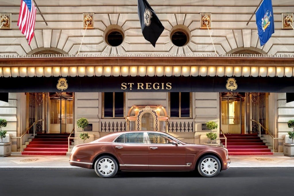The Presidential Suite at The St. Regis New York is the second more expensive suite in New York at $35,000. Starwood is looking to sell the hotel among about $1 billion worth of properties on the market.