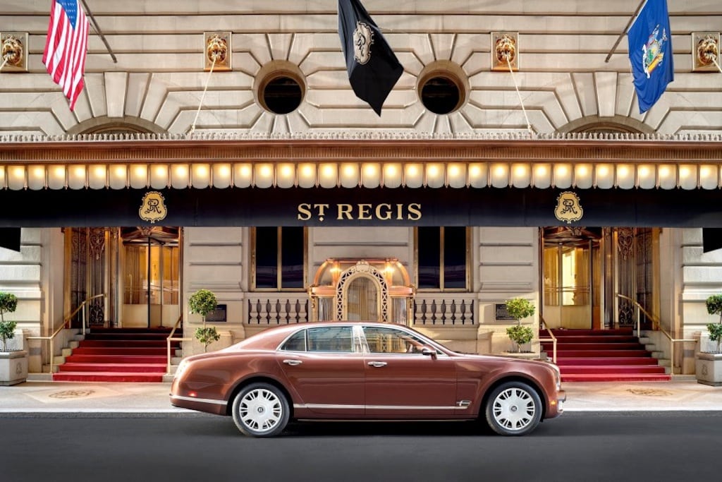 Starwood may be looking for  a buyer for the St. Regis New York. 