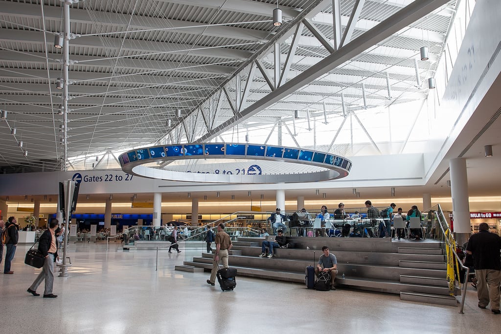 JetBlue's new Terminal 5 at New York's JFK Airport.