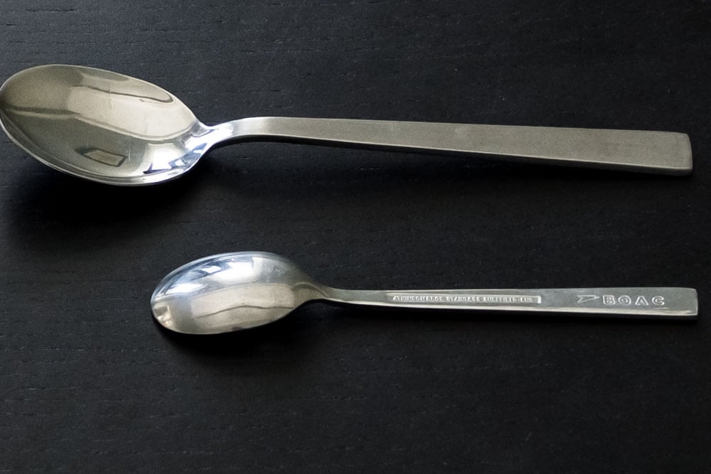 Spoon  Silverware Western Airlines Silver Plate Cutlery Knife Fork 