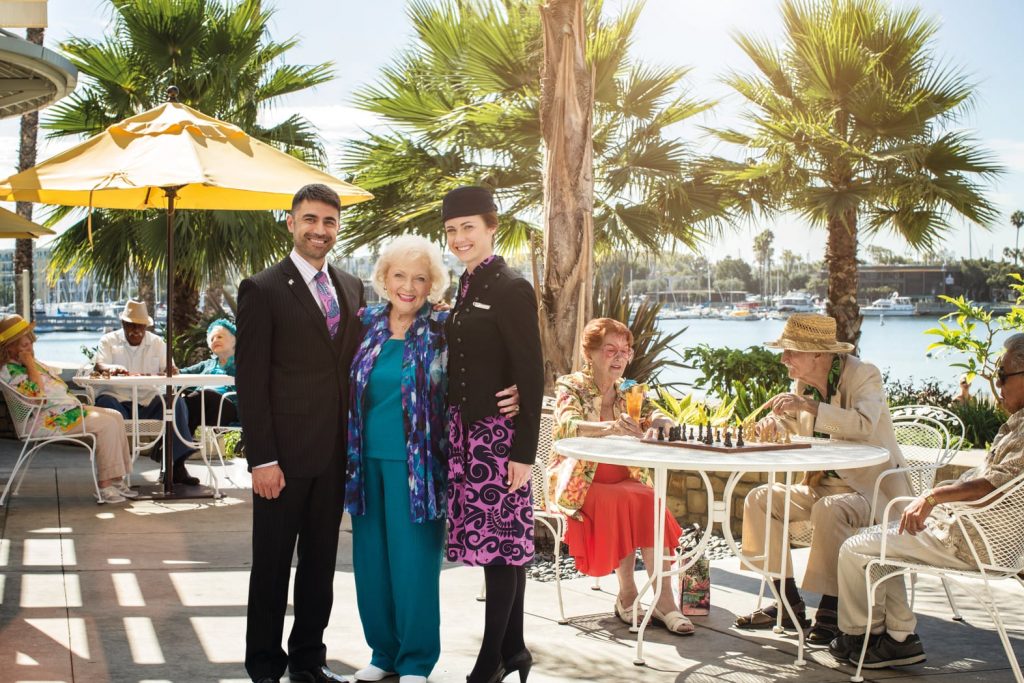 Betty White in an Air New Zealand Retirement safety video