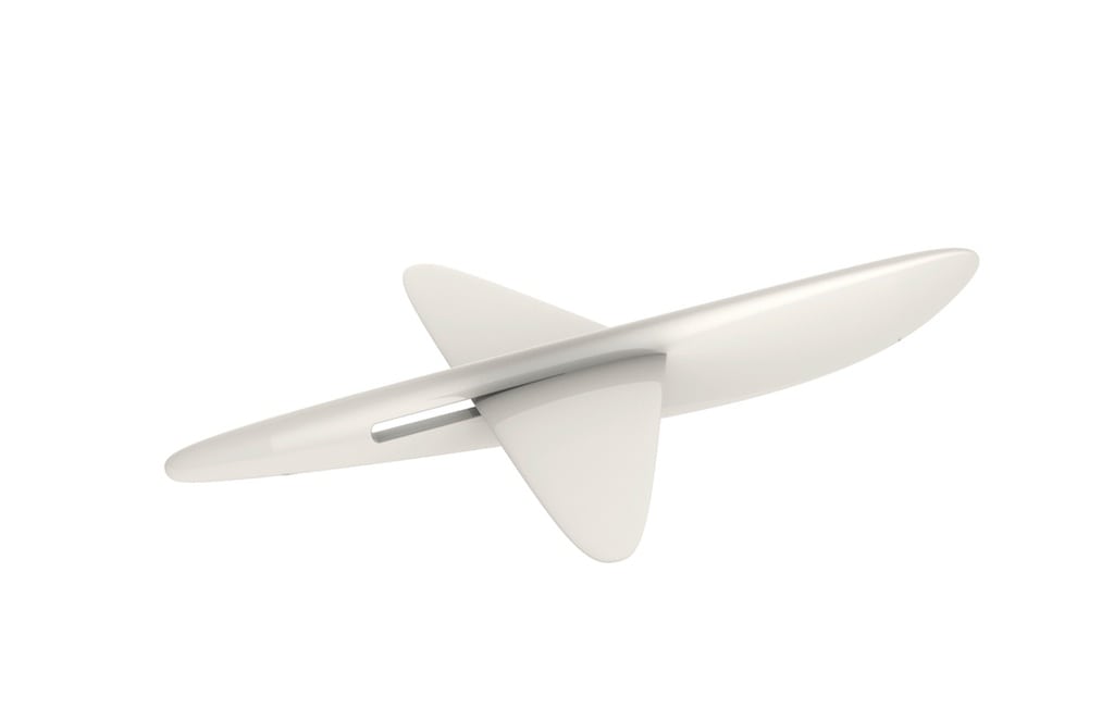 Air France's new tableware in Economy and Premium Economy has slots in the knives, forks and spoons that enable passengers to turn them into replica airplanes. These will turn into instant souvenirs.