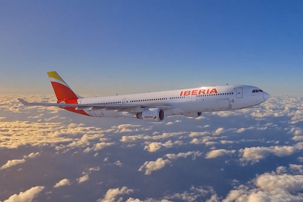 Iberia's new livery replaces red and yellow stripes with a white body. 