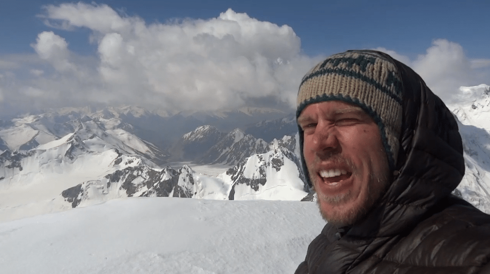 Kyle Dempster on the peaks of Kyrgyzstan.
