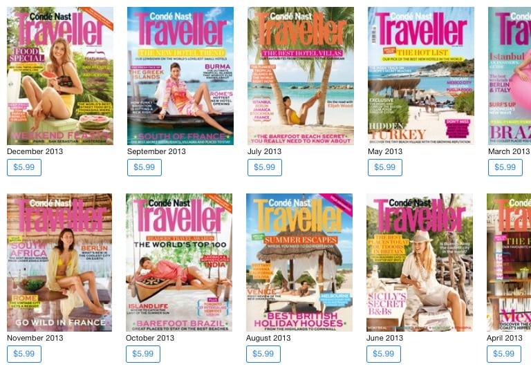 Secret to a writing gig at Conde Nast Traveller UK? Get a story angle that requires putting a skinny white girl in a bikini. 