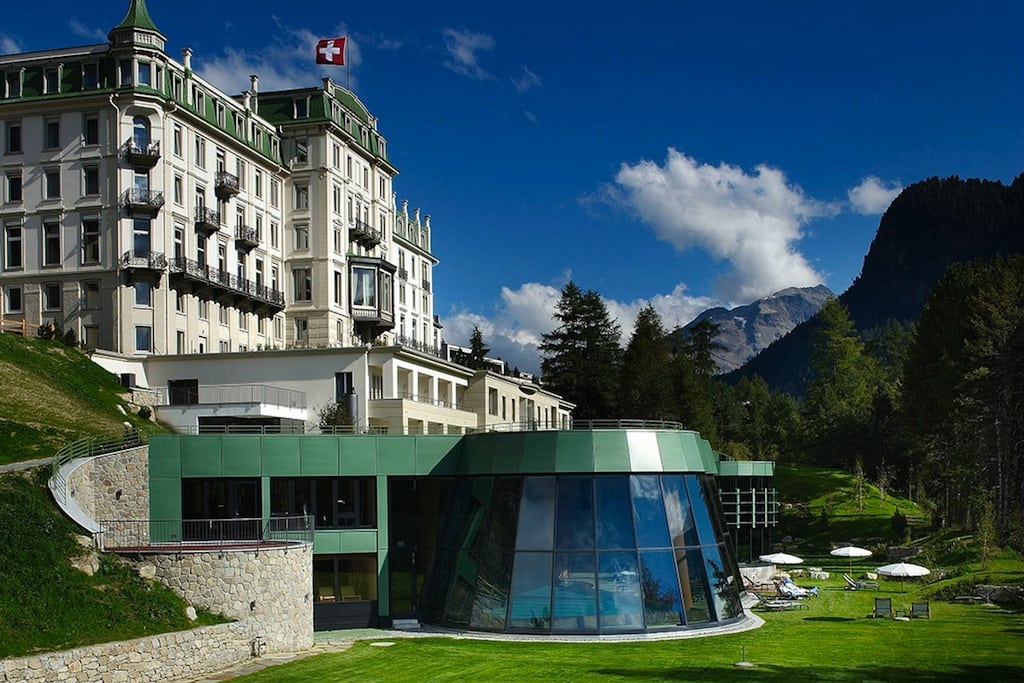 The Grand Hotel Kronenhof, in Pontresina, Switzerland is the top rated hotel on TripAdvisor. 