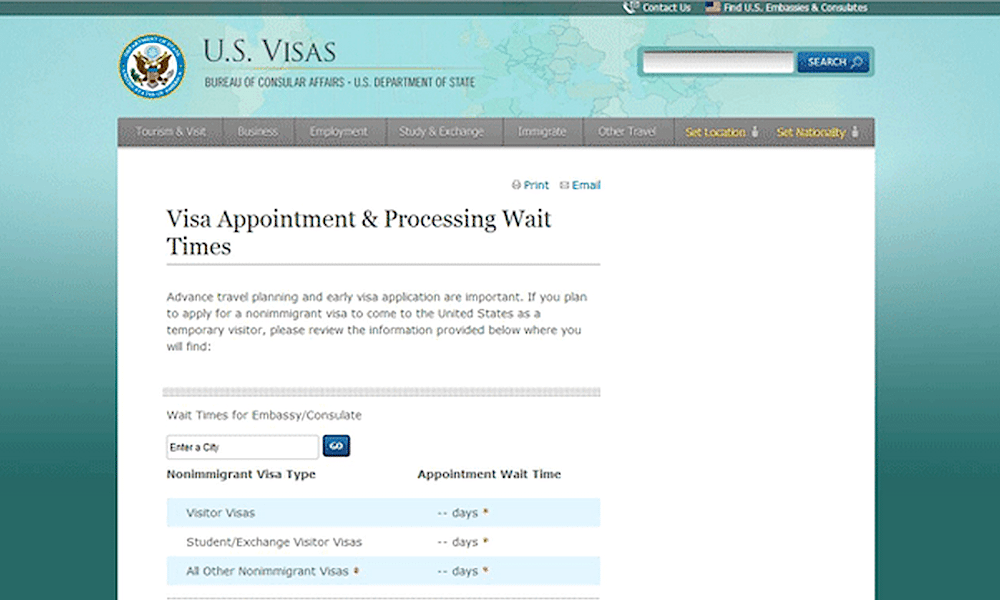 travel.state.gov schedule an appointment