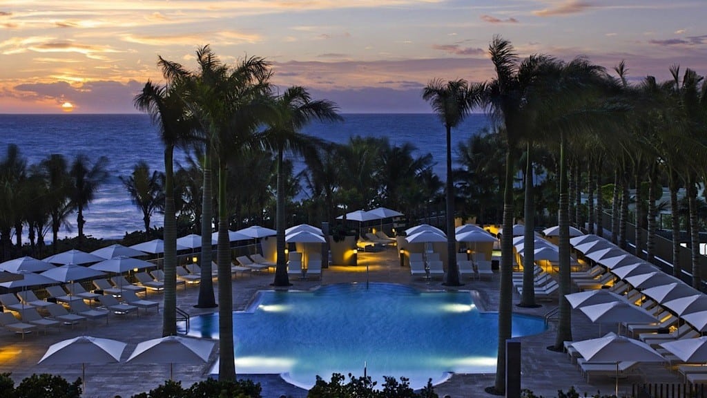 The St. Regis Ball Harbor is one of Starwood's most famous properties. 