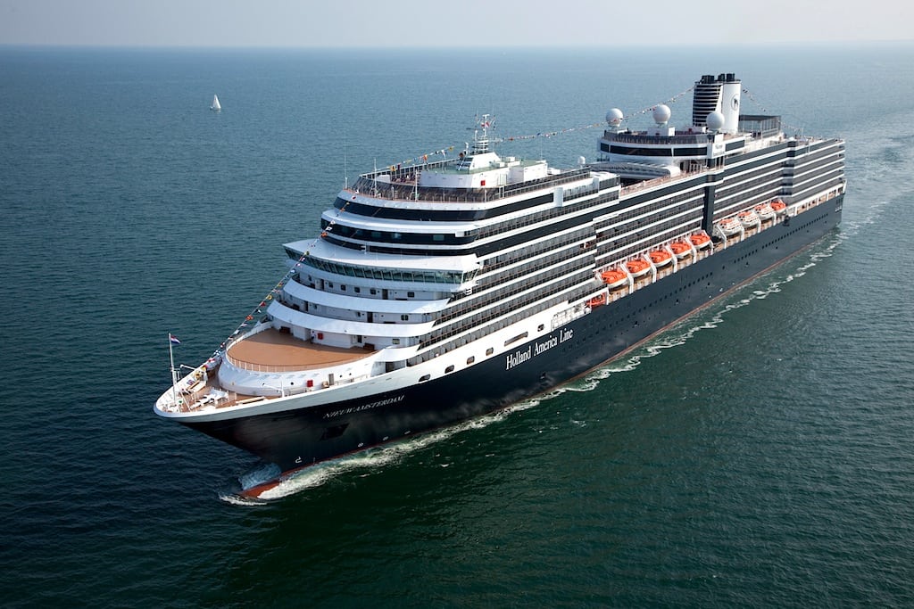 There have been 10 reported virus outbreaks on Holland America's ms Nieuw Amsterdam. 