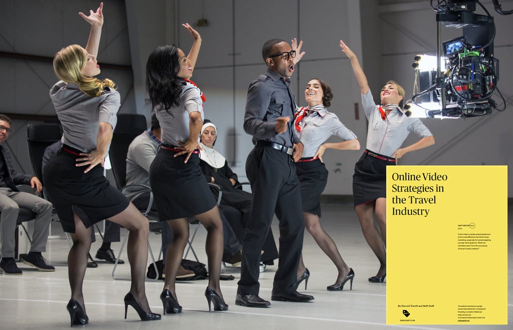 Virgin America's "Safety Dance" in-flight video. 