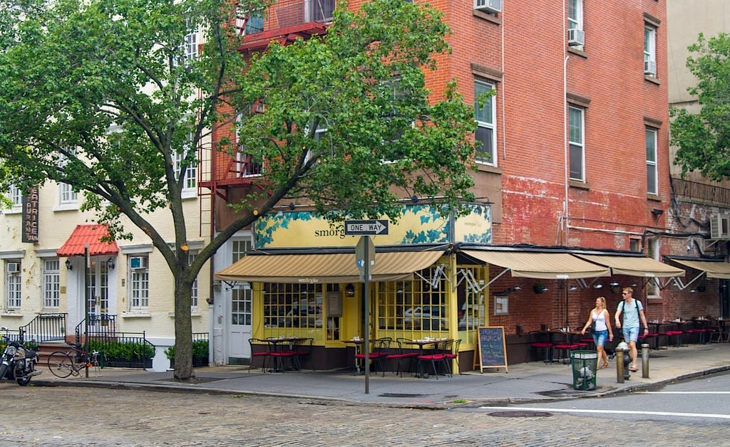The West Village in New York City is a popular neighborhood among tourists. 