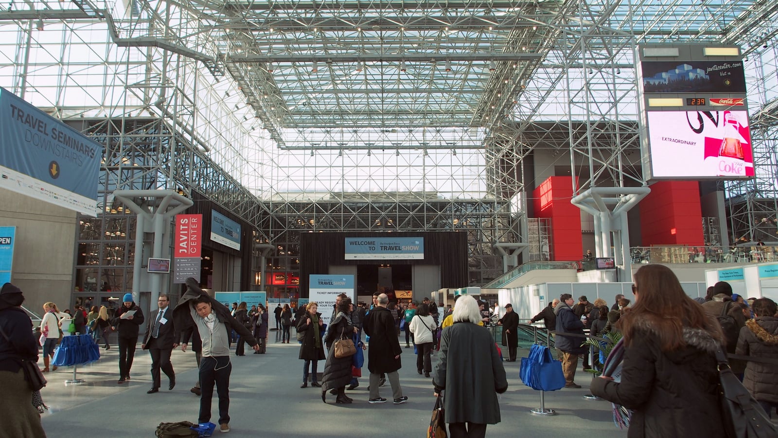 The New York TImes Travel Show 2014, at the Javits Center in New York City