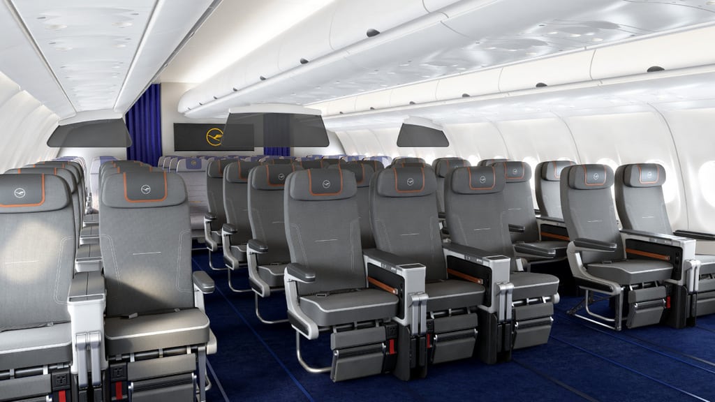 Lufthansa's new Premium Economy class. 