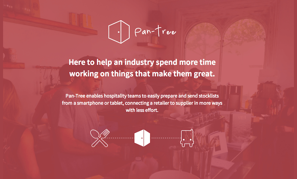 Pan-Tree enables hospitality teams to easily prepare and send stocklists from a smartphone or tablet.