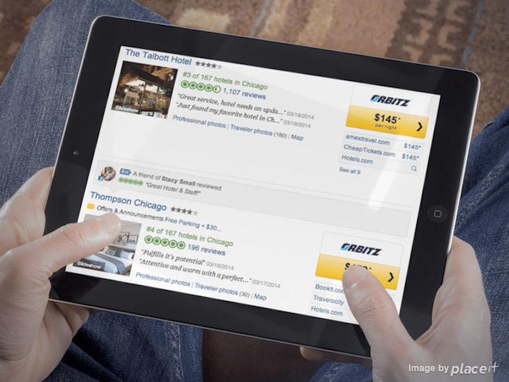 TripAdvisor says "Orbitz came on strong" in the fourth quarter as a participant in Tripadvisor's hotel metasearch feature.