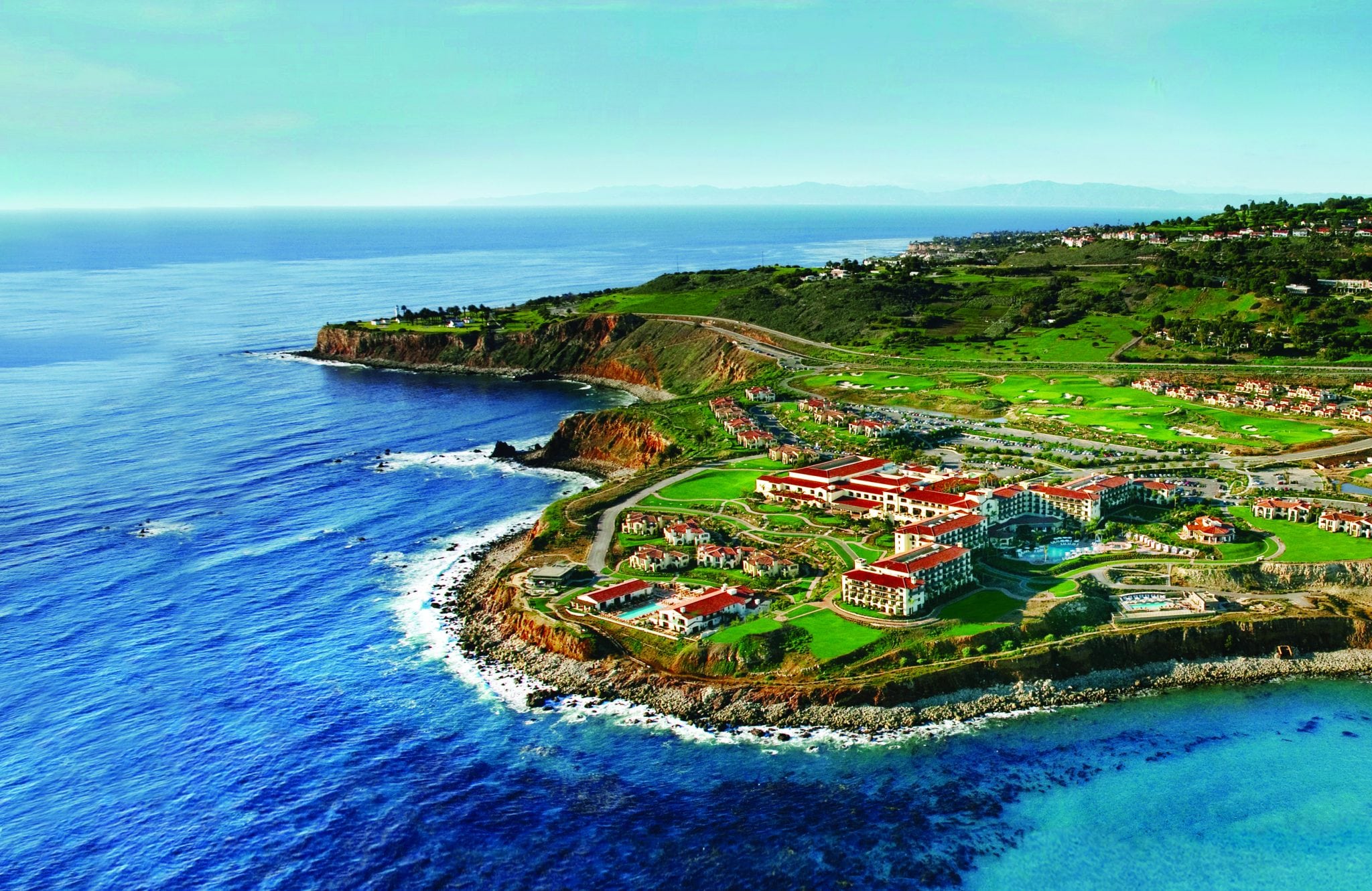 A cliff edge of the Terranea Resort where TV-formed couple Jason Mesnick and Molley Malaney tie the knot. This was the first official union to result from the show.