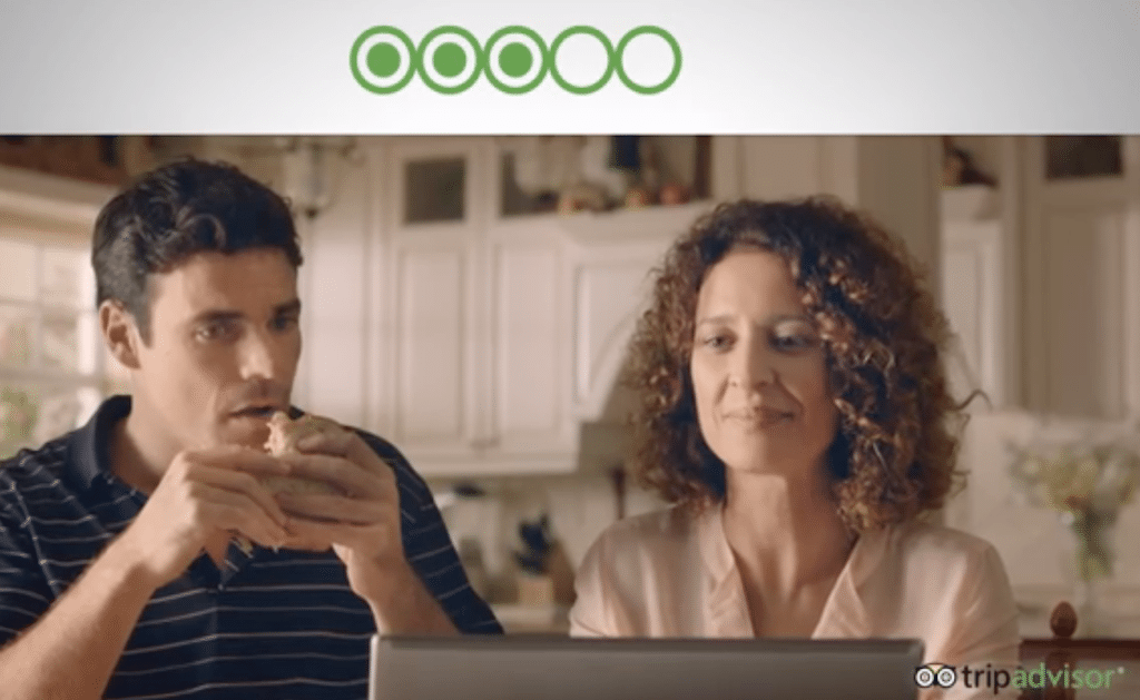 One of TripAdvisor's television ads from 2014. 