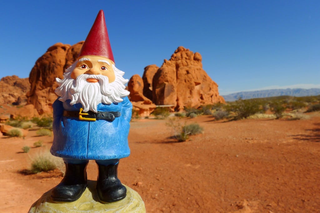 The Roaming Gnome, Travelocity's mascot. 