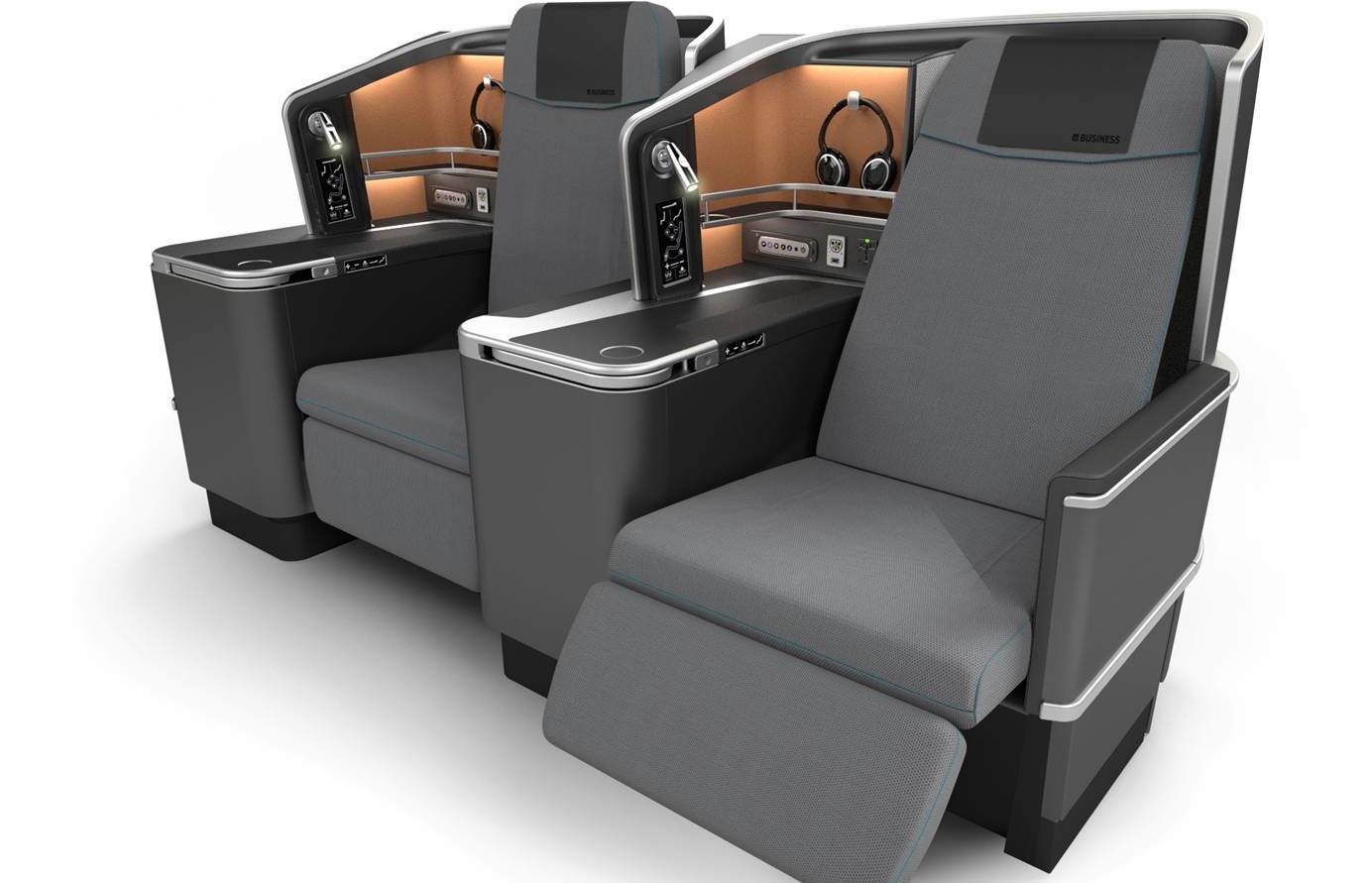 The new business-class seat on SAS. 