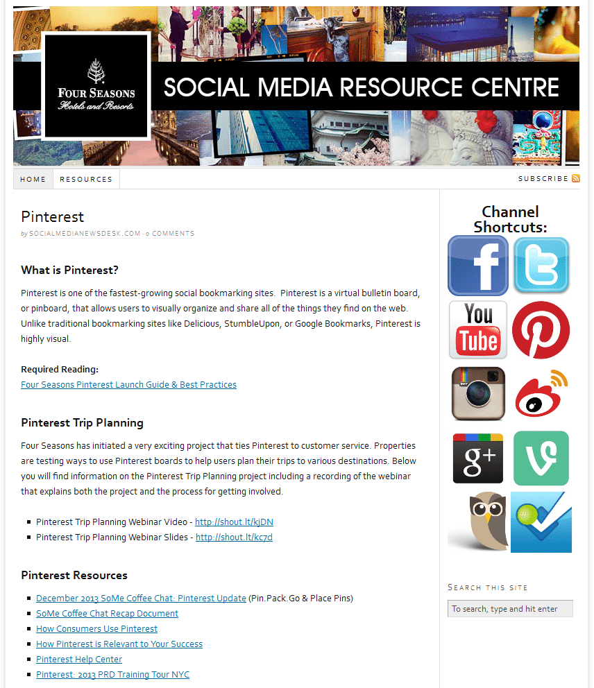 SM Resource Centre - Pinterest