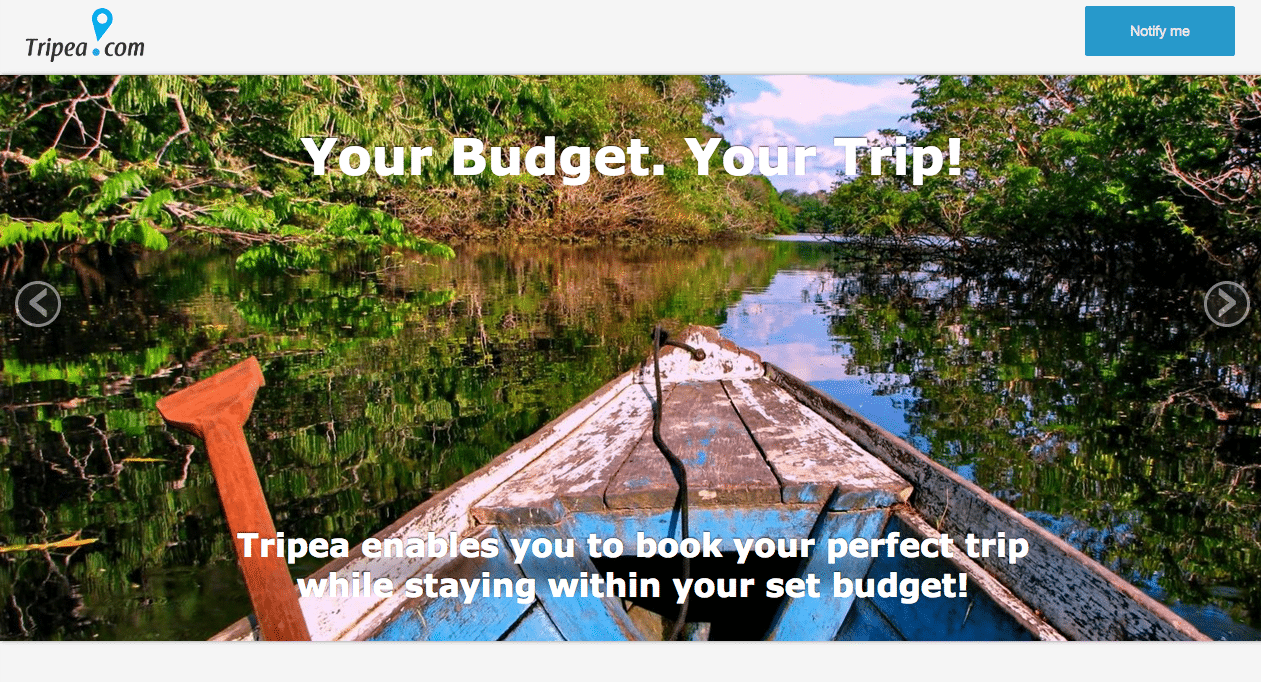 Tripea wants to improve the travel planning and booking experience by making it more responsive and focused around the traveler's budget and preferences.