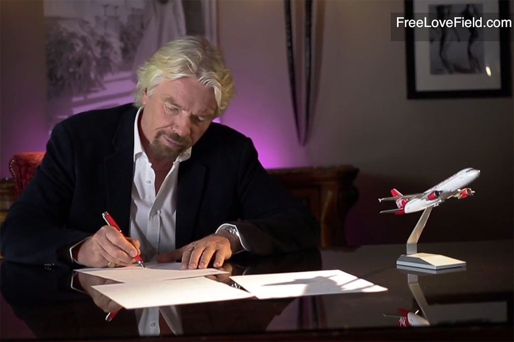 Richard Branson rolled out his typical publicity blitz in an effort to sway public opinion in Virgin's way. 