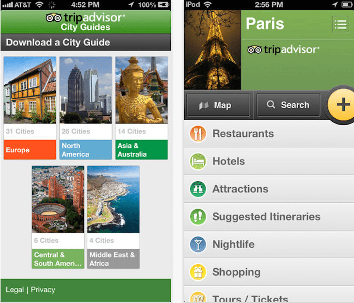 TripAdvisor plans on expanding its city guides apps to cover 10 new cities in Brazil in time for the World Cup.