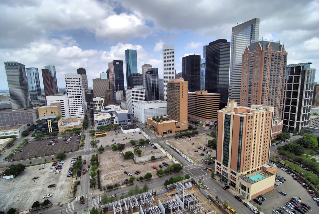 A view of Houston's skyline.