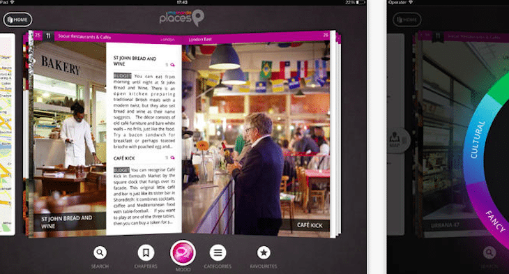 The Momondo Group is mulling acquisitions. Pictured is the Momondo Places iPad app.