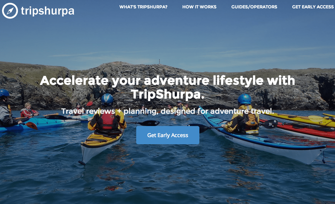 TripShurpa is a travel review and planning site, designed for adventure travel.