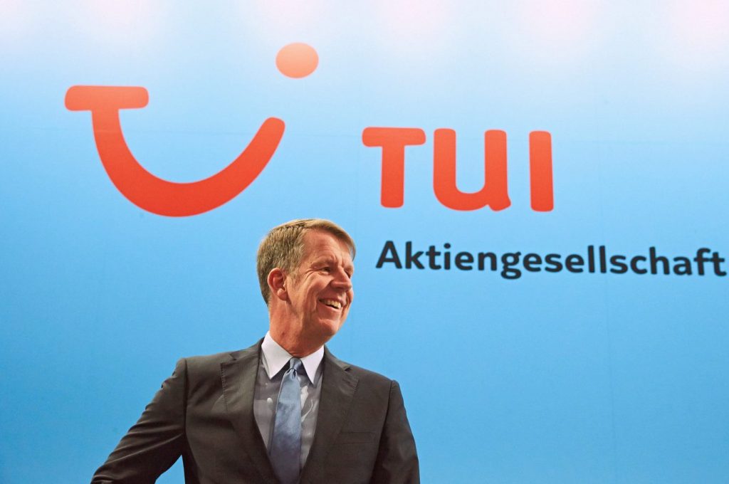 TUI Group CEO Fritz Joussen. The tour operator still expects to hit its profit growth target for 2015/2016.