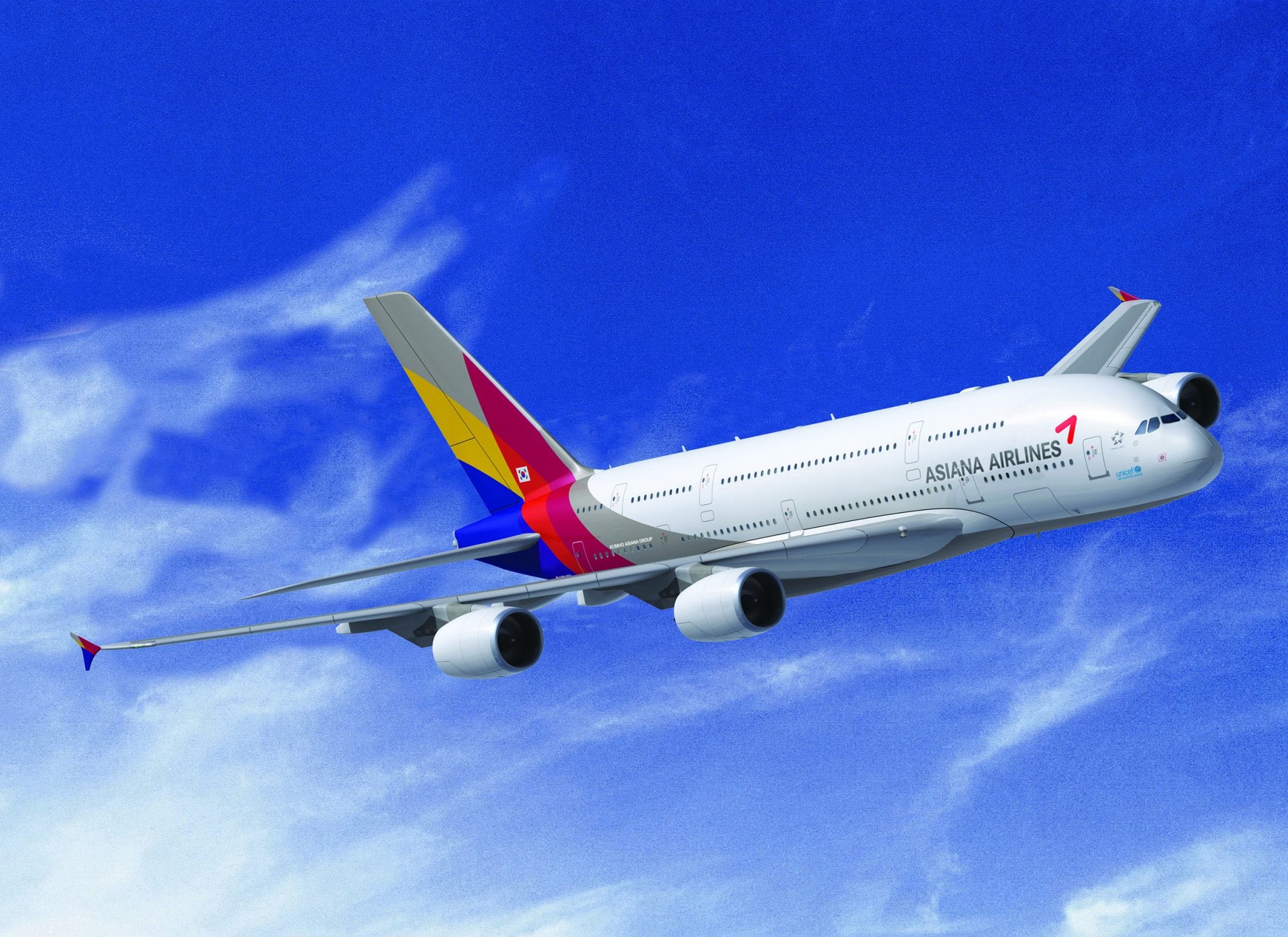 An Asiana A380. The EU has raised competition concerns about Korean Air Line's proposed takeover of Asiana. 