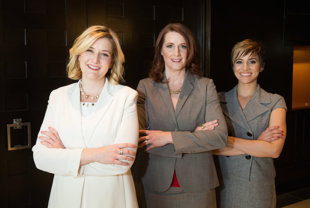 The Cromwell executive team: Eileen Moore, Karie Hall and Melissa Fielding