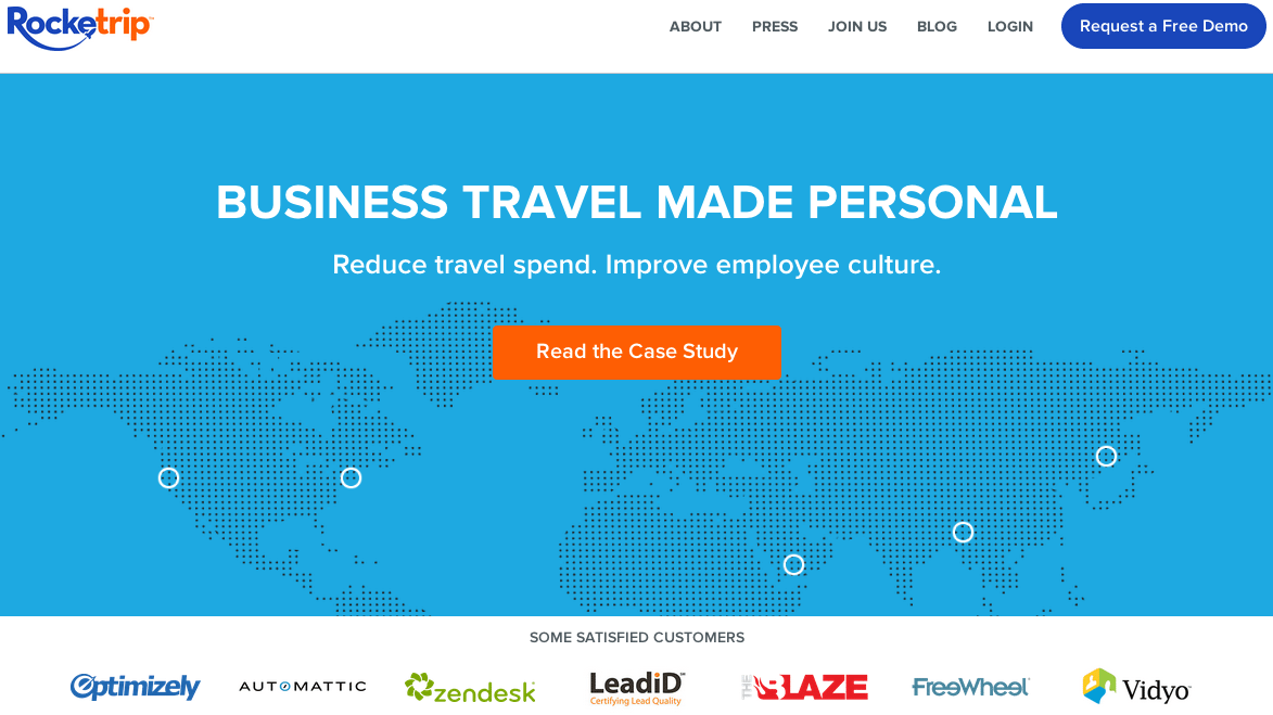 Rocketrip incentivizes business travelers to save money on bookings by giving them a piece of the savings. 
