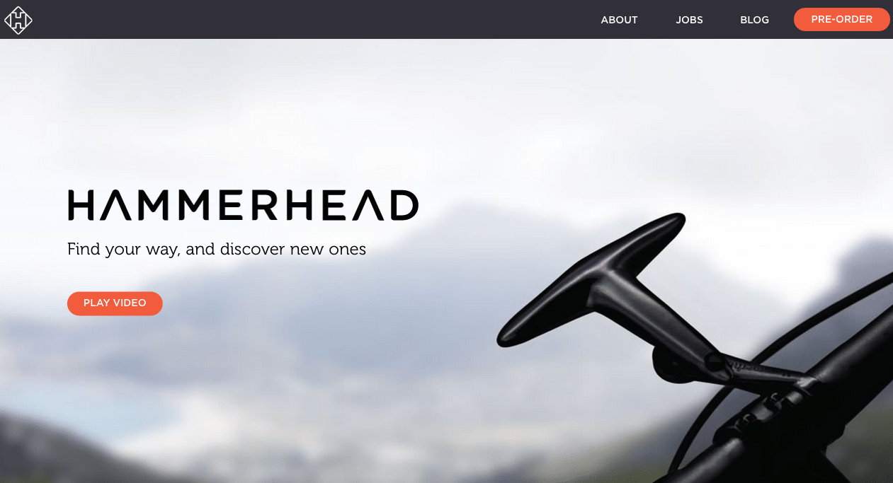 Hammerhead helps bikers find their way and discover new ones.
