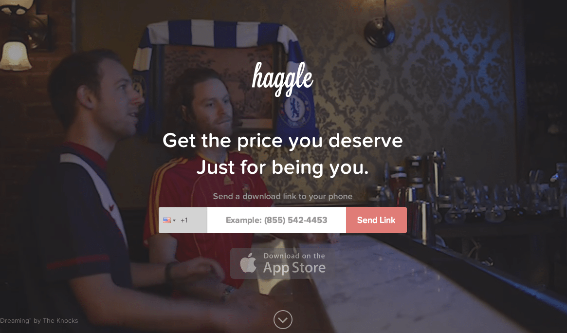 Haggle is an app that lets users enable their digital data to bargain for personalized rates at local restaurants. 