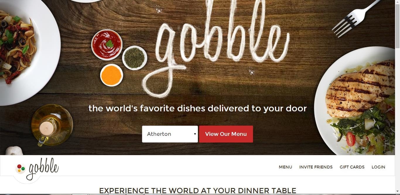 Gobble delivers international dishes straight to your door.