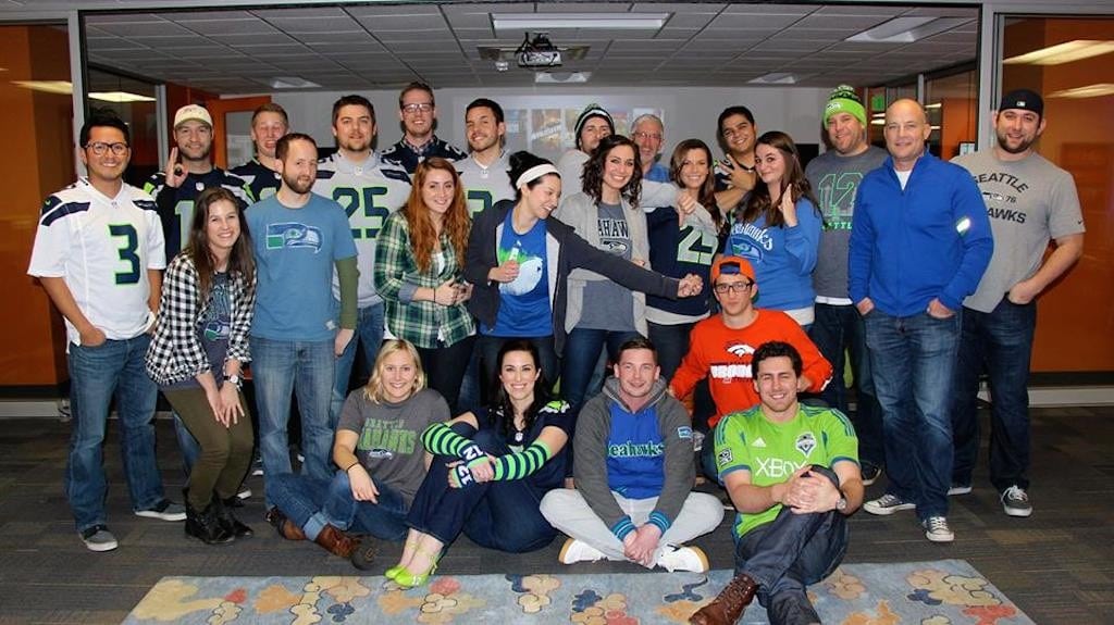 Members of the buuteeq team at its Seattle headquarters.